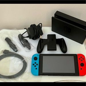 Nintendo Switch with Blue/Red Joy-Cons *comes with everything*
